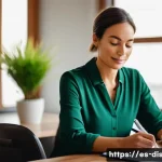 장애인재활상담사 업무 일정표 - **Morning Preparation & Planning at a Rehabilitation Counselor's Desk**
A compassionate and focu...