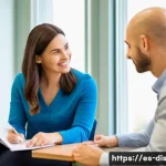 장애인재활상담사 자격증 준비 포럼 - **Prompt Title: Empathetic Connection in Rehabilitation Counseling**
**Image Prompt:** A warm, ...